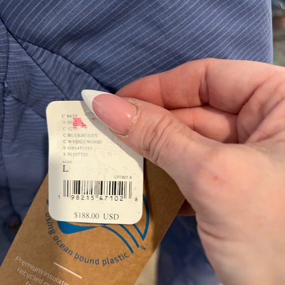 FP Movement Gathering Storm Run Puffer, Sky Blue LARGE NWT - Picture 6 of 6